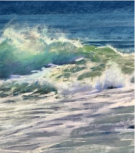 Pastel Artist Demonstration – Wave